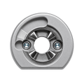 Schüco Fenster Schüco SmartActive RC Befestigungsrosette Silber Links 269661