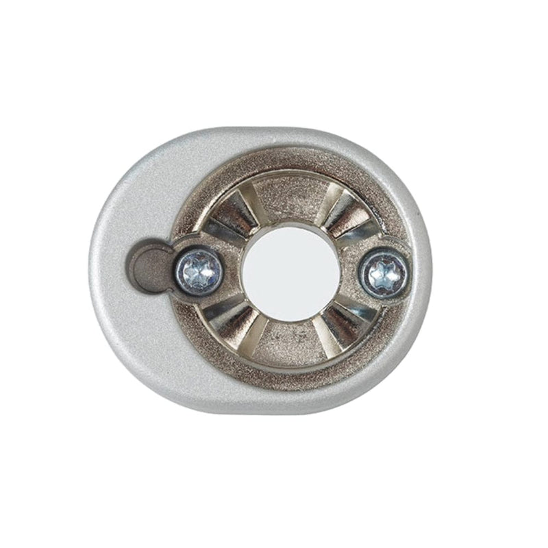 Schüco Fenster Silber Schüco RC Befestigungsrosette abschließbar 23mm 1033-247134