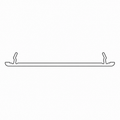 Schüco Fenster Weiss / 100cm Schüco CT 70 Verkleidungsprofil 18823