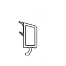 Schüco Kunststoff Glasleisten 19677