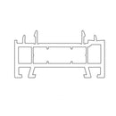 Schüco Fenster Weiss (ähnlich RAL9016) / 100cm Schüco CT 70 Blendrahmen Verbreiterung 60/25 3K 18755