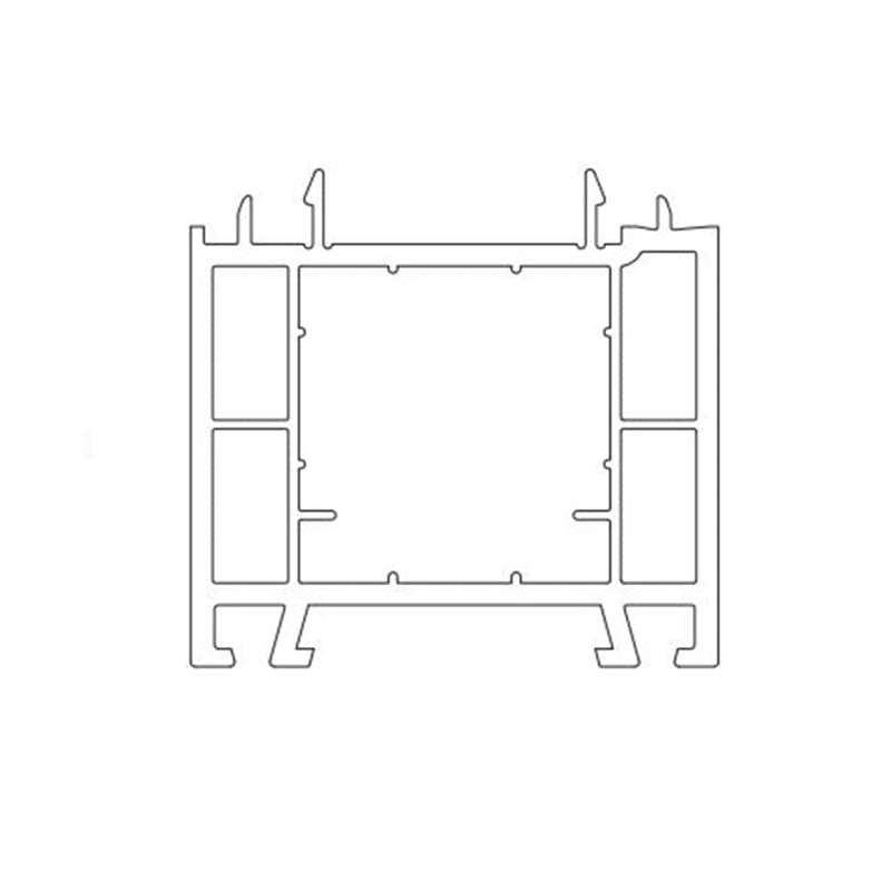 Schüco Fenster Weiss (ähnlich RAL9016) / 100cm Schüco CT 70 Blendrahmen Verbreiterung 60/50 3K 18756