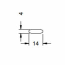 Schüco Fenster Weiss (ähnlich RAL9016) / 100cm Schüco Federkopplung 17609020