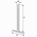 Selve Rolladen Selve Aufhängefeder Stahl 198/20mm beflockt zum Einhängen 154551