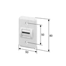 Selve Rolladen Selve Gurtführung zum Nachrüsten bis 23 mm mit Bürste 172701