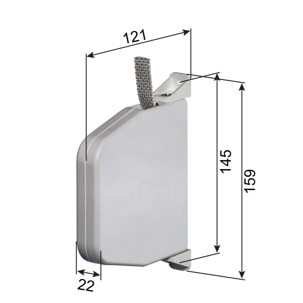 Selve Rolladen Selve Mini Gurtwickler bis 14mm Weiss 084601