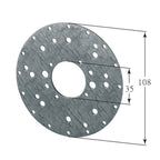 Selve Rollladen Selve Motoren Montageplatte Ø108mm 283030