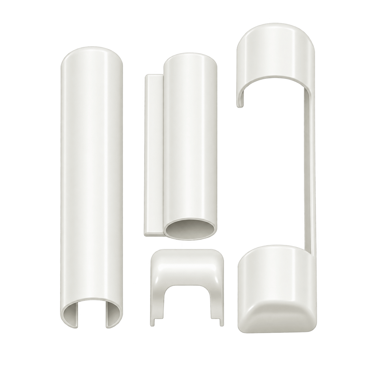 Siegenia Fenster Siegenia Abdeckkappen TITAN AF Weiss Set