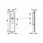 Siegenia Fenster Siegenia Griffmuschel SI-Line RAL9003 Weiss PSMB1020-502020