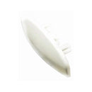 Silisto Fenster Silisto Wasserschlitzkappen Oval für Kunststofffenster RAL 9016 Weiss