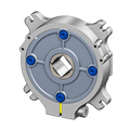 Timmer Rolladen 16x16 Vierkant Timmer Abrollsicherung TA 0-RD/XS (gelb) 95 Nm Drehmoment Fangmoment 545 Nm