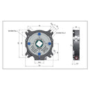 Timmer Rolladen Timmer Abrollsicherung TA 0-RD/X6 (blau) 147 Nm Drehmoment Fangmoment 855 Nm