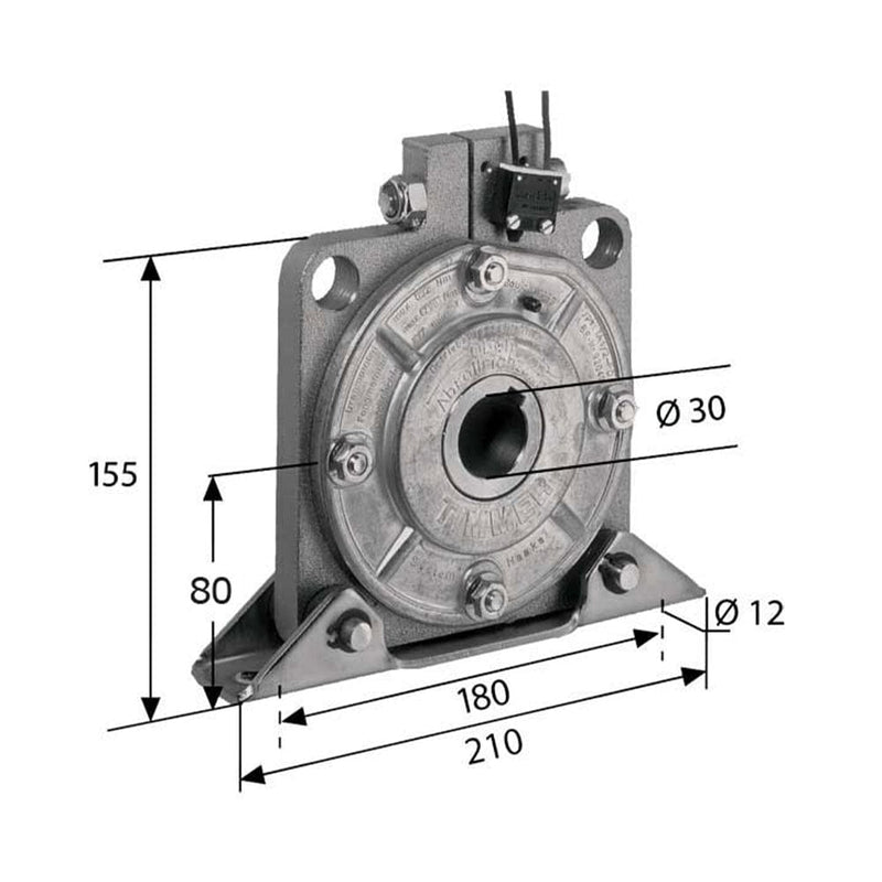 Timmer Rolladen Timmer Abrollsicherung TA 1/2-RD 332 Nm Drehmoment Fangmoment 796 Nm