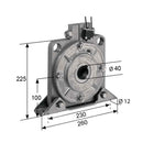 Timmer Rolladen Timmer Abrollsicherung TA 2/3-RD 552 Nm Drehmoment Fangmoment 1253 Nm