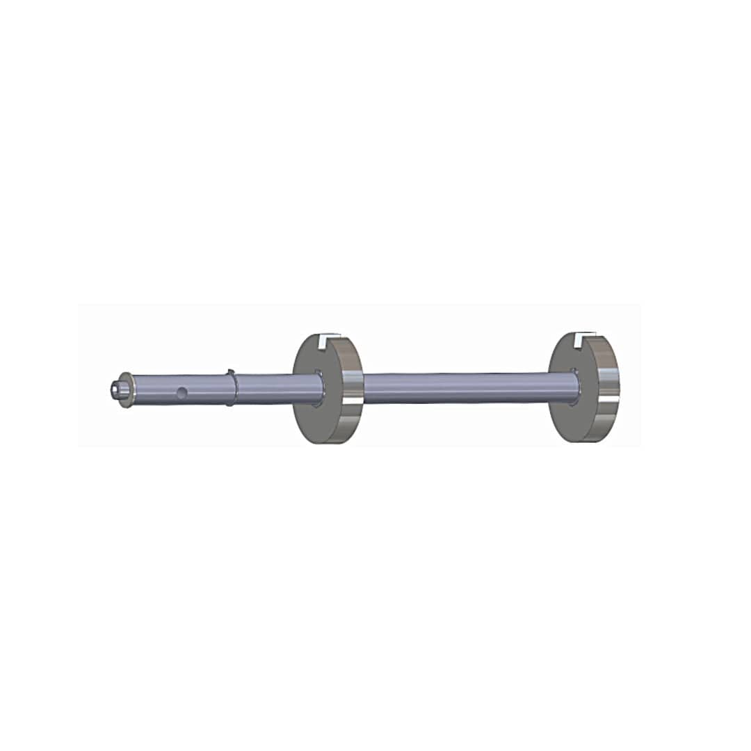 Timmer Rolladen Timmer Adapter für Tuchwelle Ø 92,1 mm auf 1" Kunststoffringe mit Doppelnut