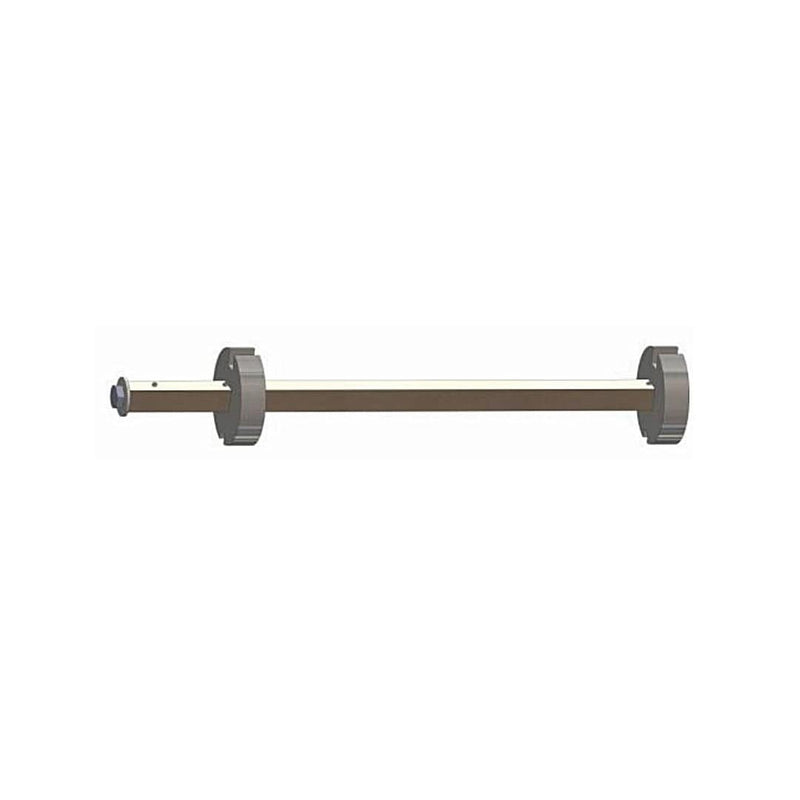 Timmer Rolladen Timmer Adapter für Tuchwelle Ø74,5 mm auf 18/18 Vierkant Kunststoffringe mit Doppelnut