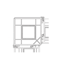 VEKA Fenster Veka Eckkopplung 90° 87 x 87mm 116.229