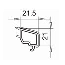 VEKA Fenster Veka Kunststoff Glasleiste 107.224