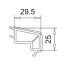 VEKA Fenster Veka PVC Glasleiste 107.273