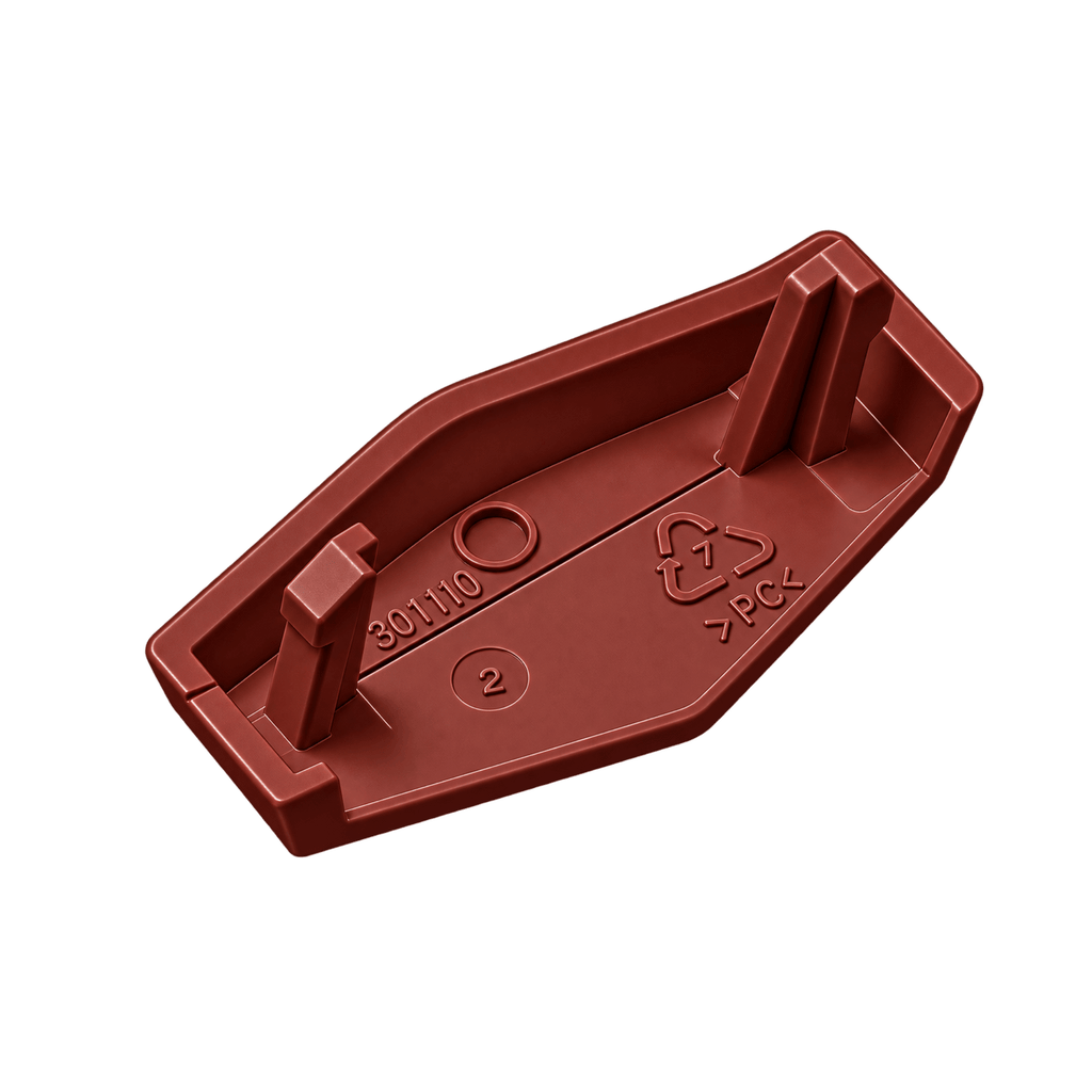 VEKA Fenster VEKA Wasserschlitzkappe Sienna Rosso 109.076