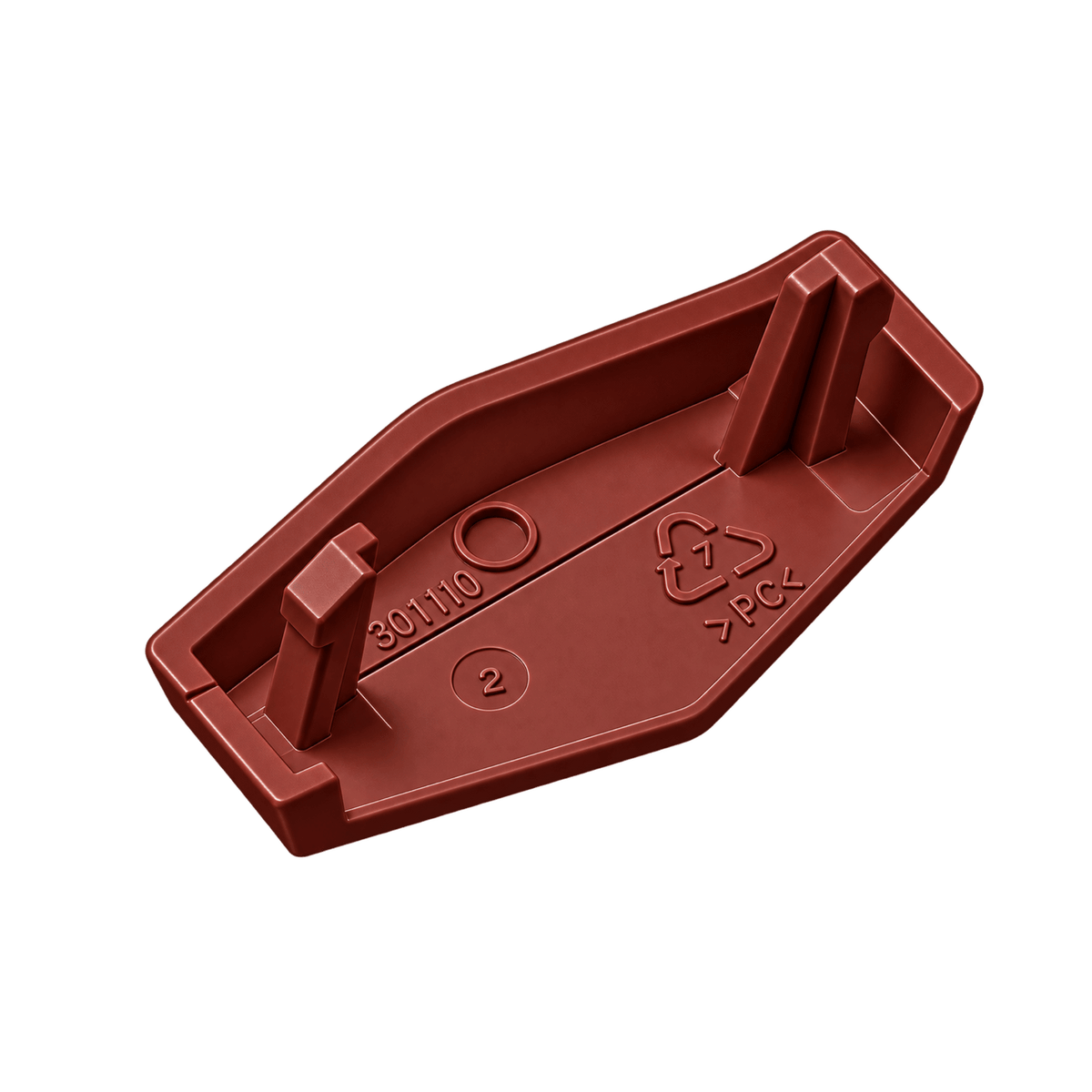 VEKA Fenster VEKA Wasserschlitzkappe Sienna Rosso 109.076