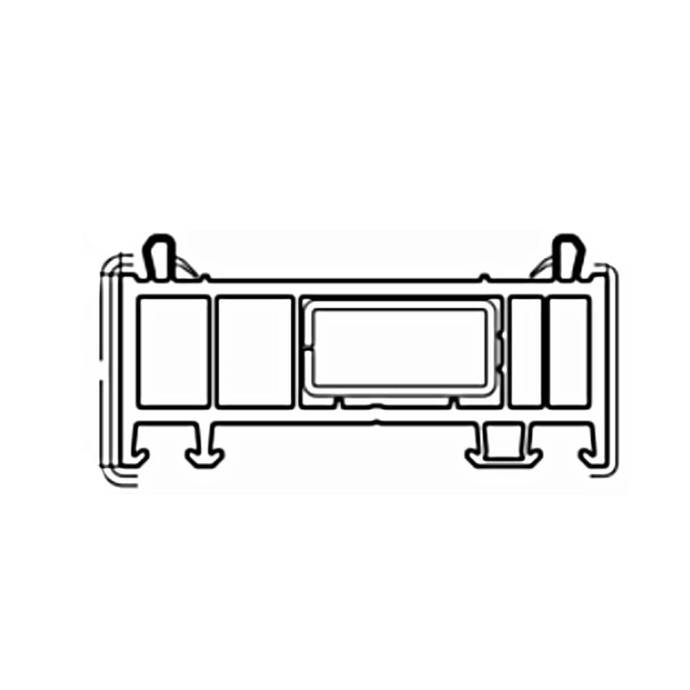 VEKA Fenster Weiss (ähnlich RAL9016) / 100cm Veka Blendrahmen Verbreiterung 76/30 114.053