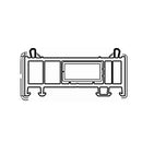 VEKA Fenster Weiss (ähnlich RAL9016) / 100cm Veka Blendrahmen Verbreiterung 76/30 114.053