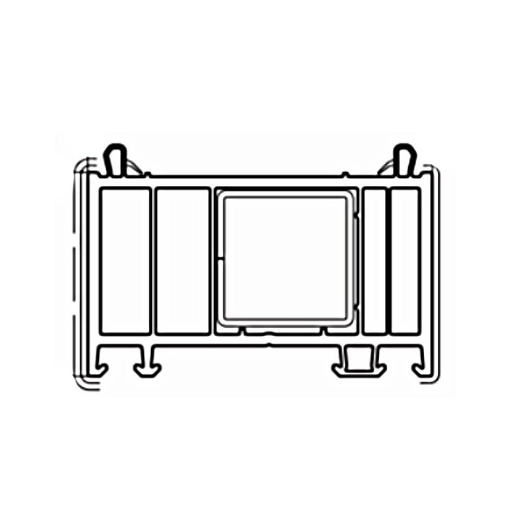 VEKA Fenster Weiss (ähnlich RAL9016) / 100cm Veka Blendrahmen Verbreiterung 76/45 114.054