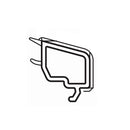 VEKA Fenster Weiss (ähnlich RAL9016) / 40cm Veka Kunststoff Glasleiste 107.224