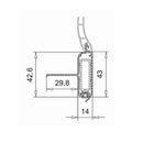 VEKA Rolladen VEKA ALU Winkelendschiene 14/43 251.022