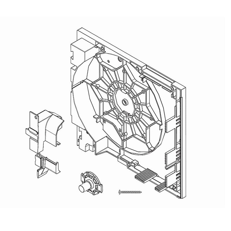 VEKA Rolladen Weiss VEKA Kopfstück 210 Basis 119.107
