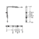 Winkhaus Fenster Winkhaus Ecklumlenkung E2.N 5019147