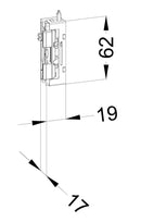 Winkhaus Tür Winkhaus Tagesfalle für Schließleiste AV3 Links 5006562