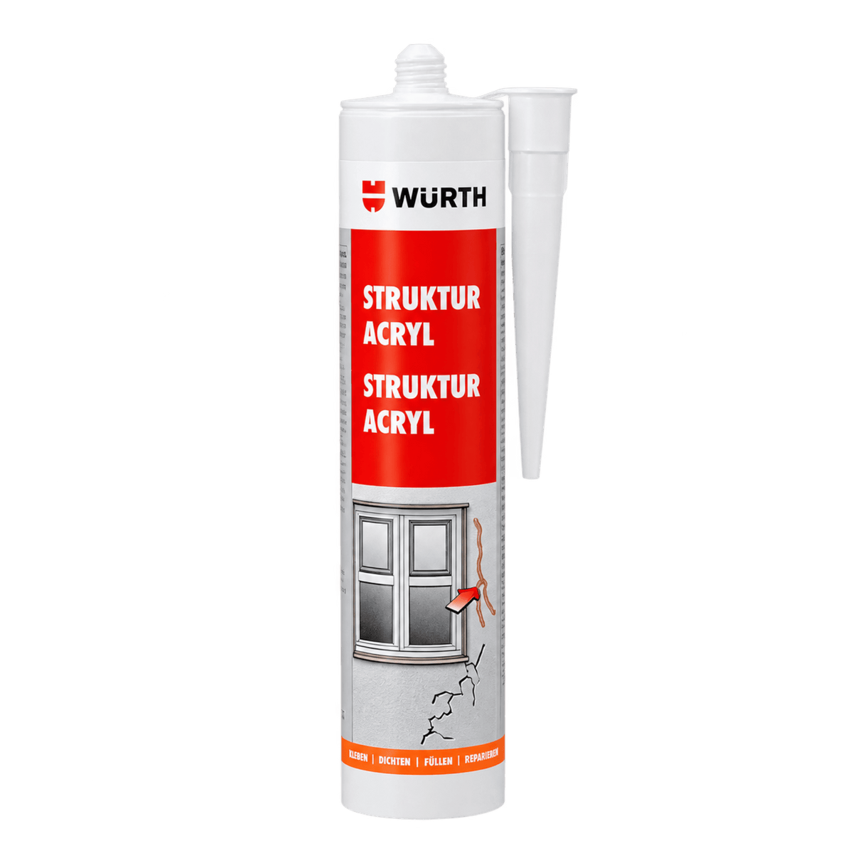 Würth Fenster Würth Struckturacryl Weiss 310ml