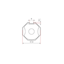 Yooda Rolladen Yooda Adapter und Mitnehmer für Antriebe 35EVY und BD Serie, 8-Kant Ø40