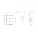 Yooda Rolladen Yooda Öse für Antriebe 92M Serie