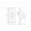 Yooda Rolladen Yooda Schnurführung mit Schild 042300S