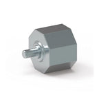 Eckermann Metall Walzenkapsel zum aufstecken mit Zapfen SW60