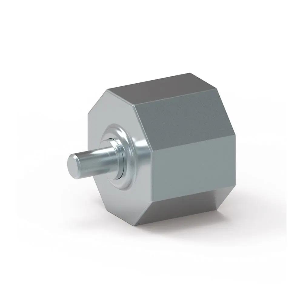 Eckermann Metall Walzenkapsel zum aufstecken mit Zapfen SW60