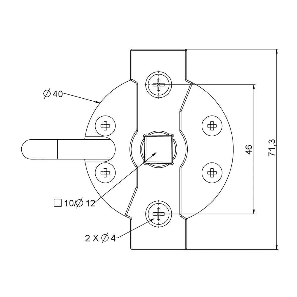 Eckermann Rolladenmotor Ø45 40/15