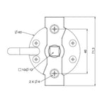 Eckermann Rolladenmotor Ø45 40/15