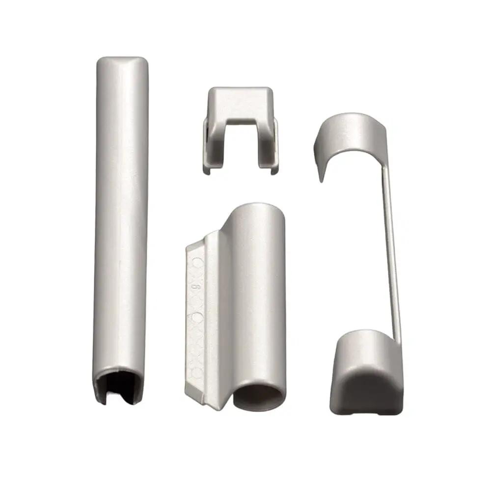 Maco Abdeckkappen 4teiliges Silber Set