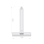 Portos Aufhängefeder Stahl 170/120mm zum Einhängen Set