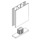Portos Rolladen Endkappe für Doppel Führungsschiene P-105