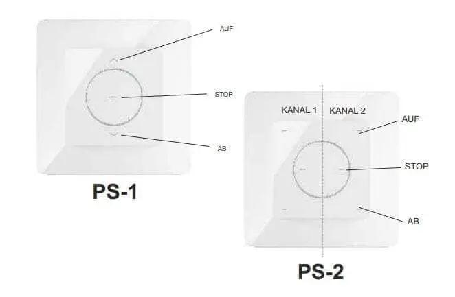Portos Wandtaster PS-1 1-Kanal