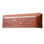 Schüco Wasserschlitzkappen in Mahagoni RAL 8016