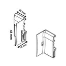 Alufprof Rolladen Aluprof Maxi-Einlauftrichter SLMA/A