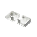 Aluplast Rolladen Weiss Aluplast Endkappe für Führungsschiene 620032