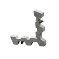 Aluprof Insektenschutz Aluprof Eckverbinder aus Aluminium 55x55x8mm Anschrauben