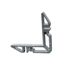 Aluprof Insektenschutz Aluprof Eckverbinder aus Aluminium 80x80x10mm Anschrauben